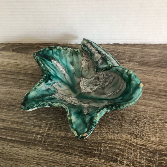 Vtg MCM Italian Ceramic Shell Dish - Picture 3 of 13